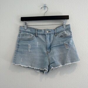 Forever 21 - Denim Shorts - Light Blue Wash - Size 28